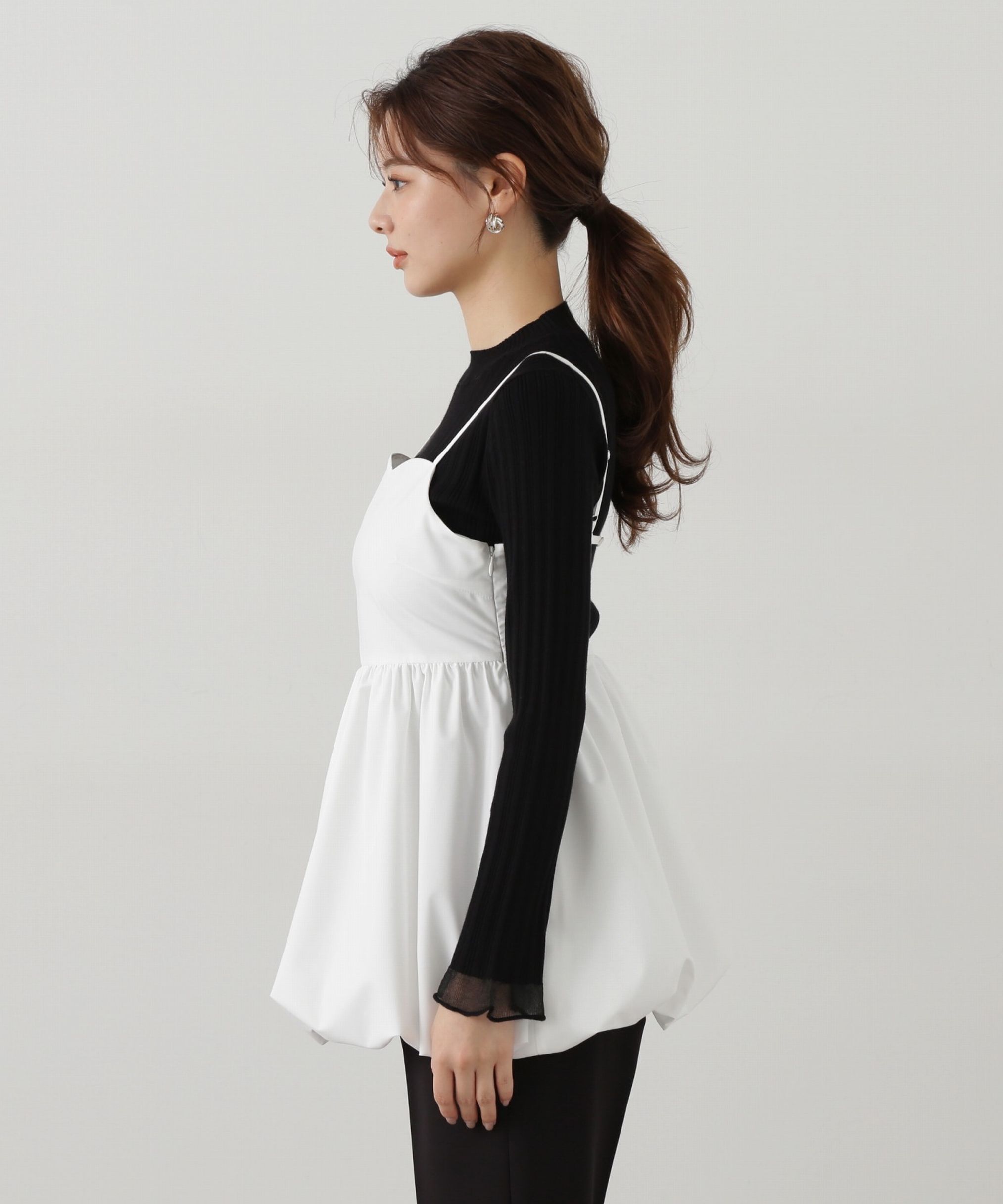 PROPORTION BODY DRESSING「ペプラムバルーンビスチェ」|シャツ・ブラウス|