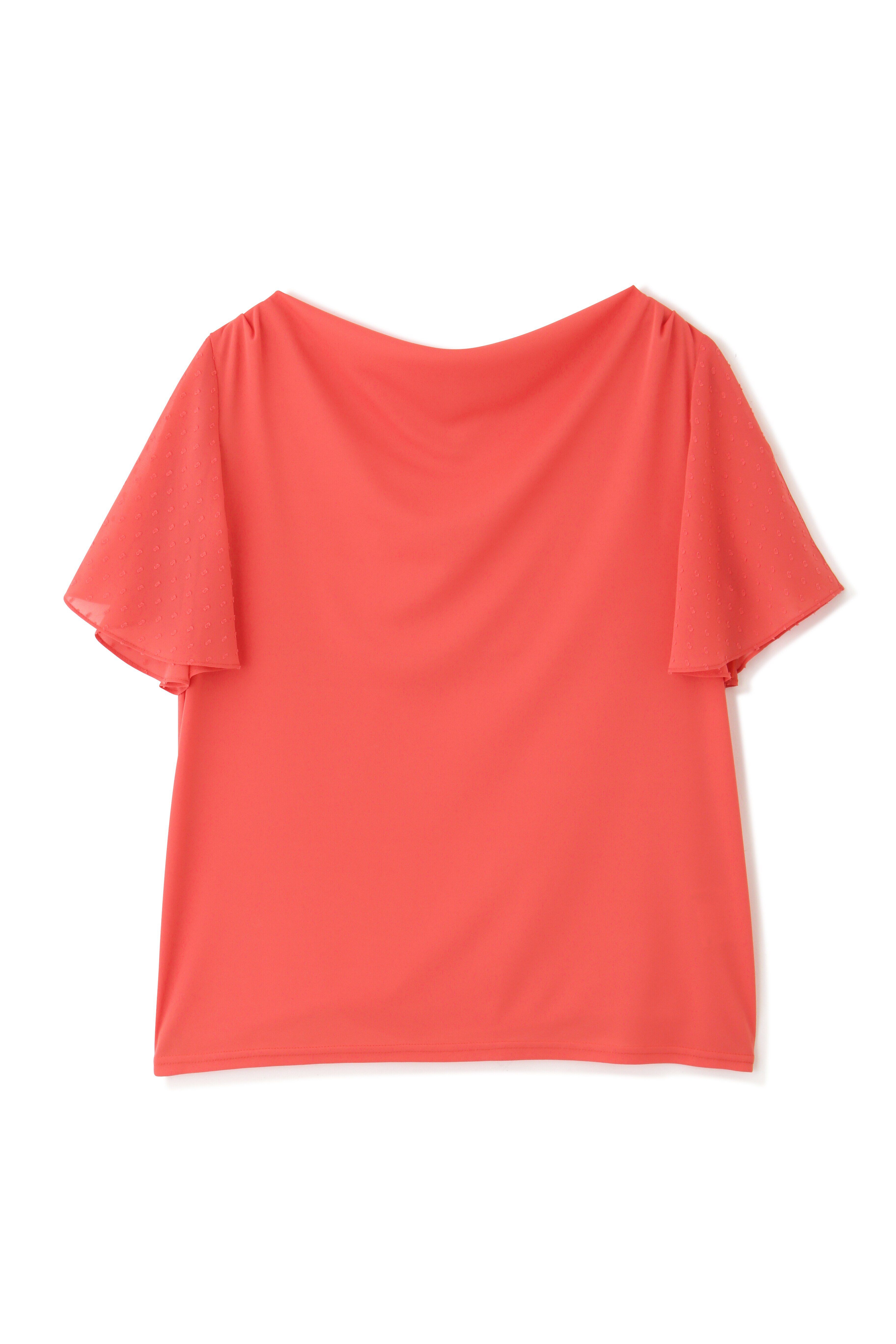  「◆スリットスリーブコンビカットソー」|Tシャツ・カットソー|