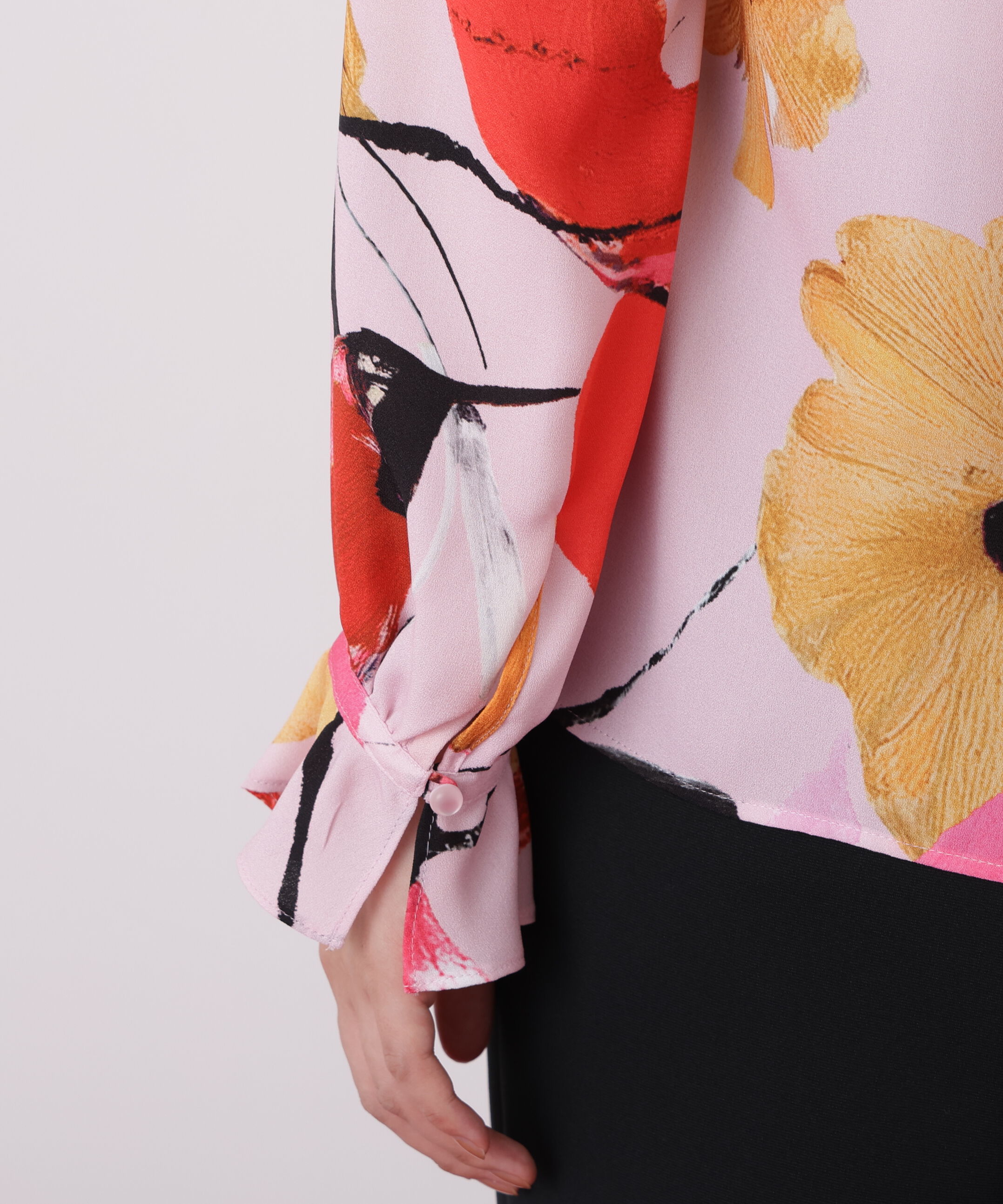  「◆フラワープリントギャザーブラウス」|シャツ・ブラウス|