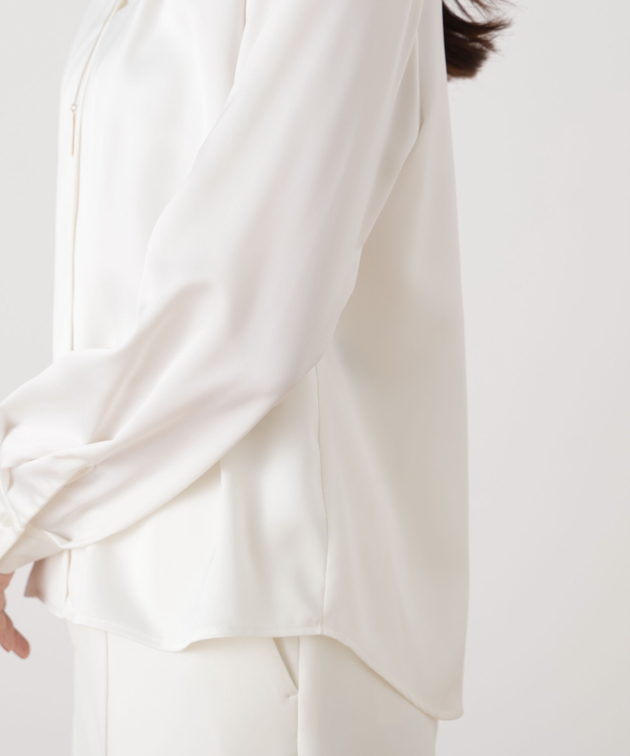  「◆チェーンネックレス付ブラウス」|シャツ・ブラウス|