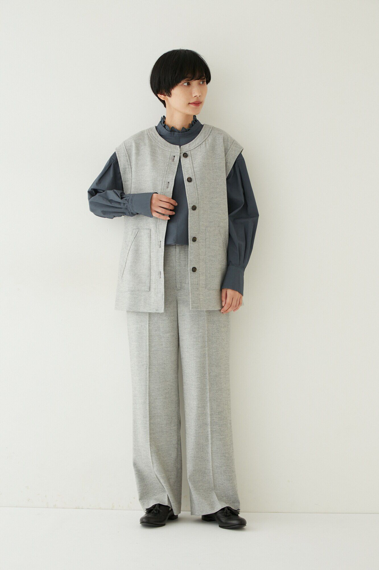  「 ◆≪arrive 5e≫レイヤードジレ」|シャツ・ブラウス|