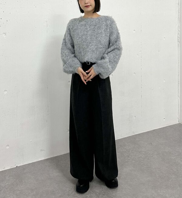 archives「バックシャンブラッシュショートニット」|ニット・セーター|