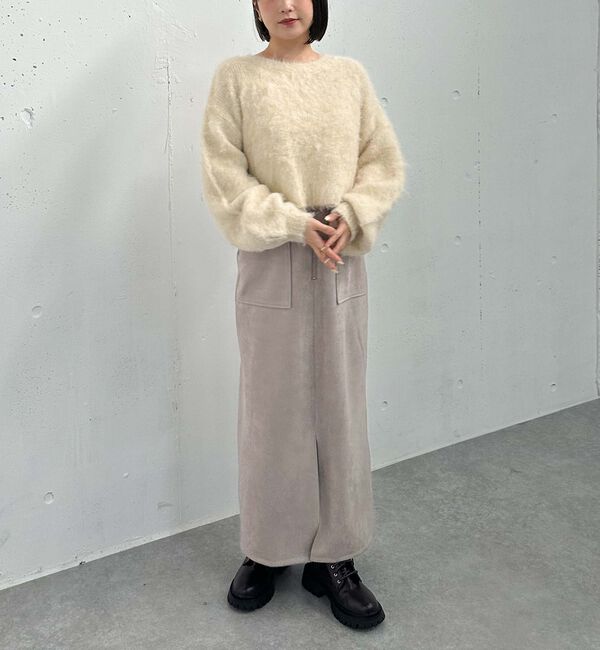 archives「バックシャンブラッシュショートニット」|ニット・セーター|