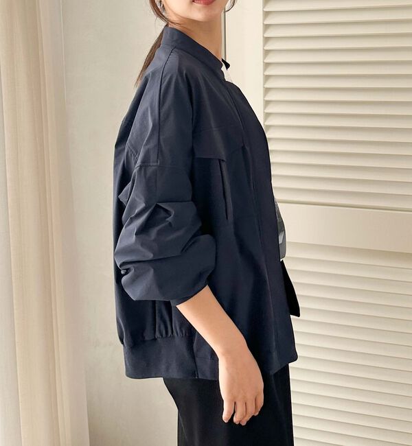 Doux archives「ナイロンテックブルゾン」|テーラードジャケット|