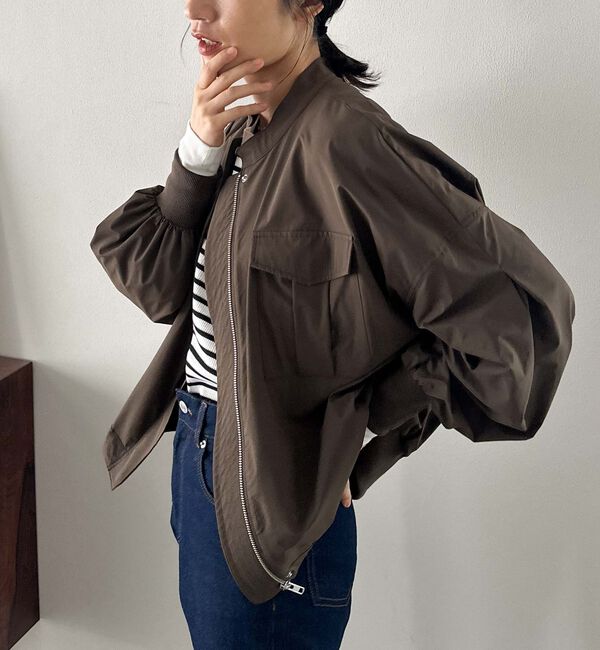 Doux archives「ナイロンテックブルゾン」|テーラードジャケット|