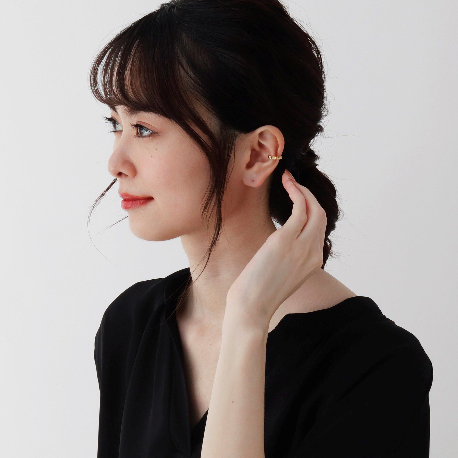 COCOSHNIK「シルバー 極光イヤーカフ」|イヤリング|