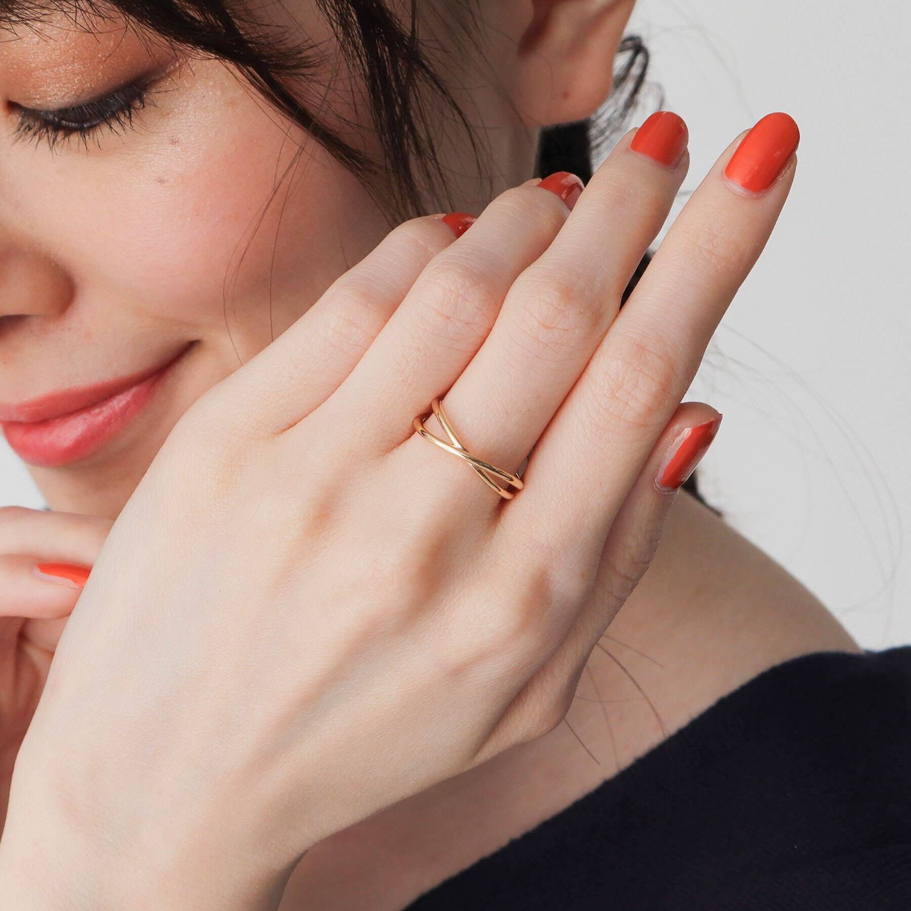 COCOSHNIK「K10Xウェーブリング」|リング|