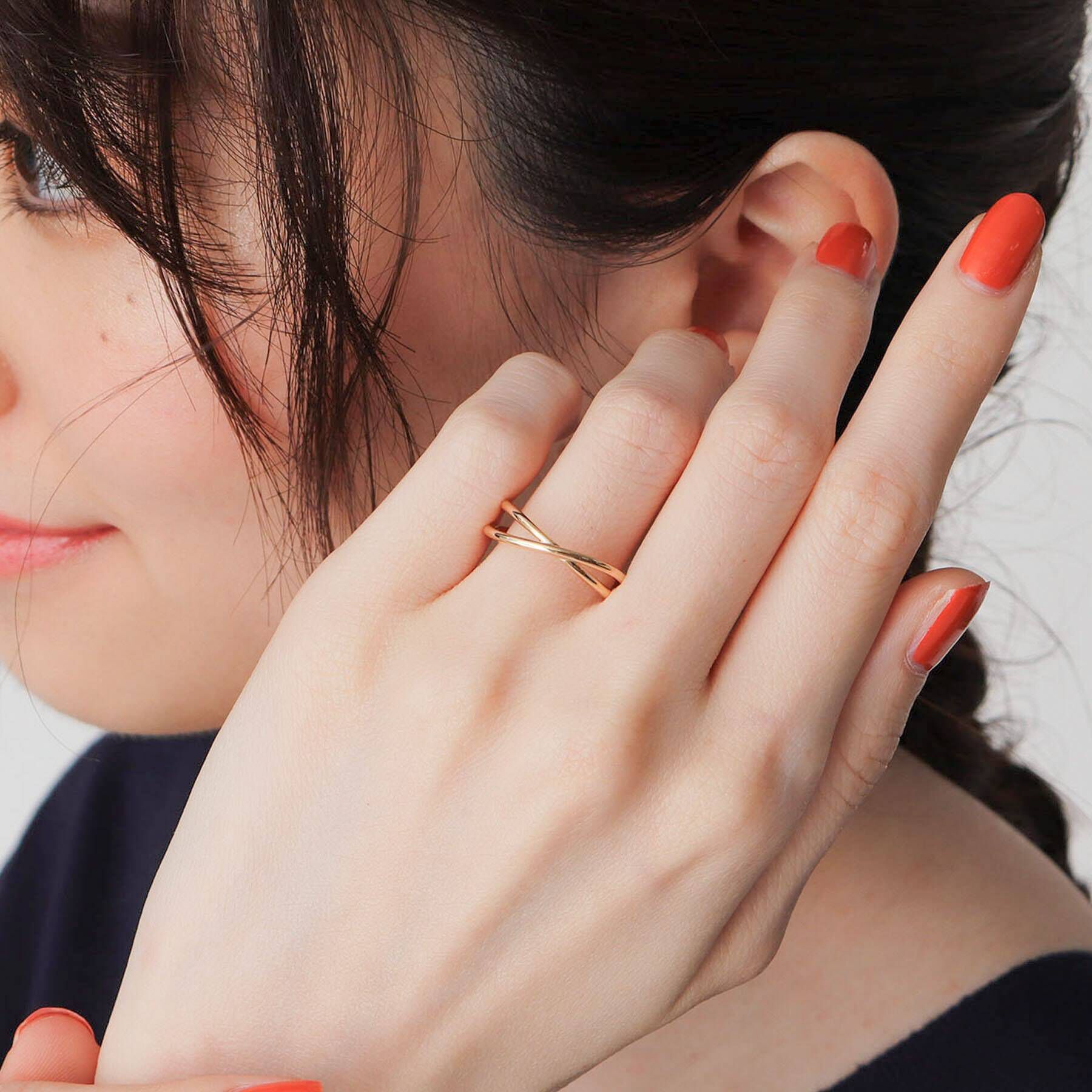 COCOSHNIK「K10Xウェーブリング」|リング|