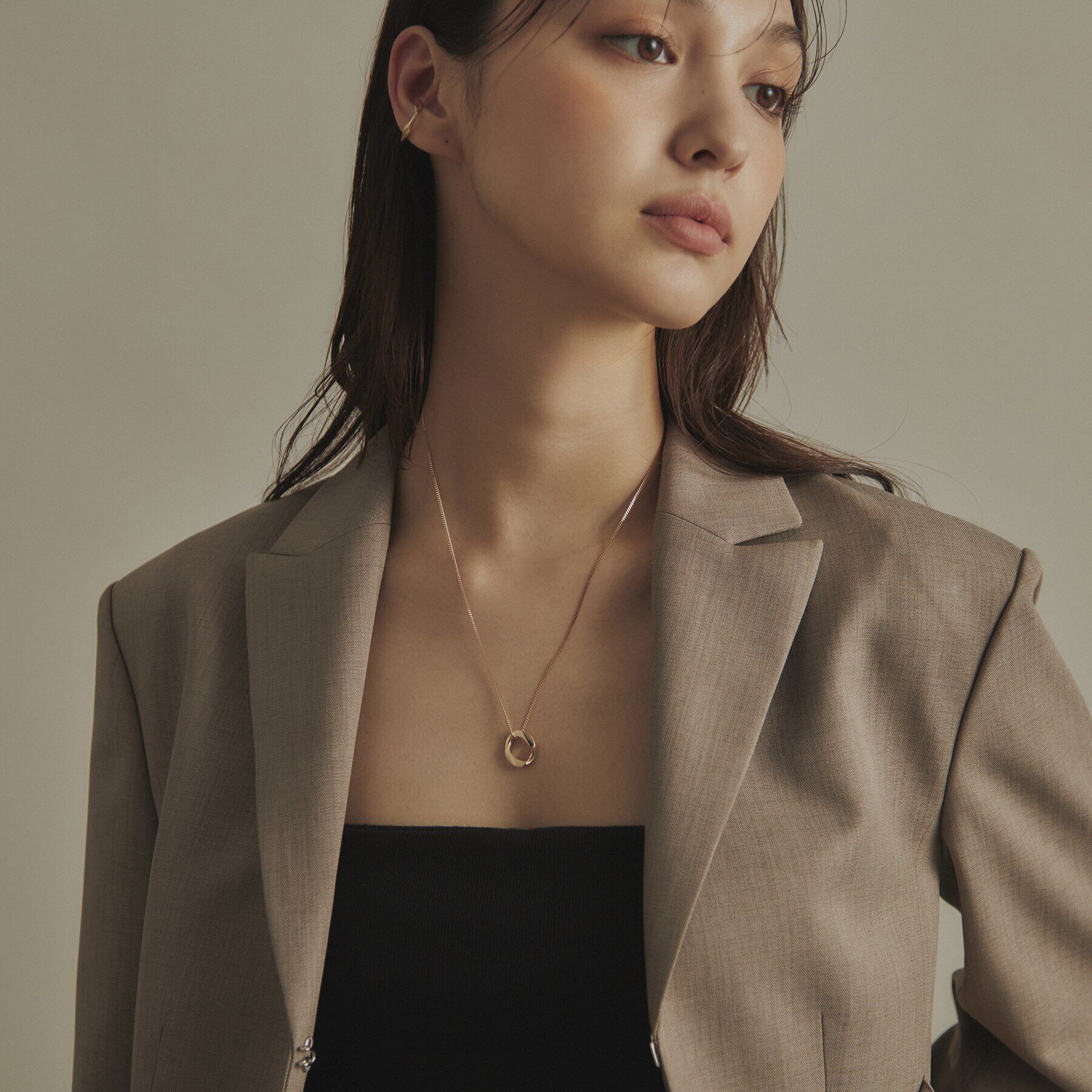 COCOSHNIK「K10キヘイモチーフ ネックレス」|ネックレス|