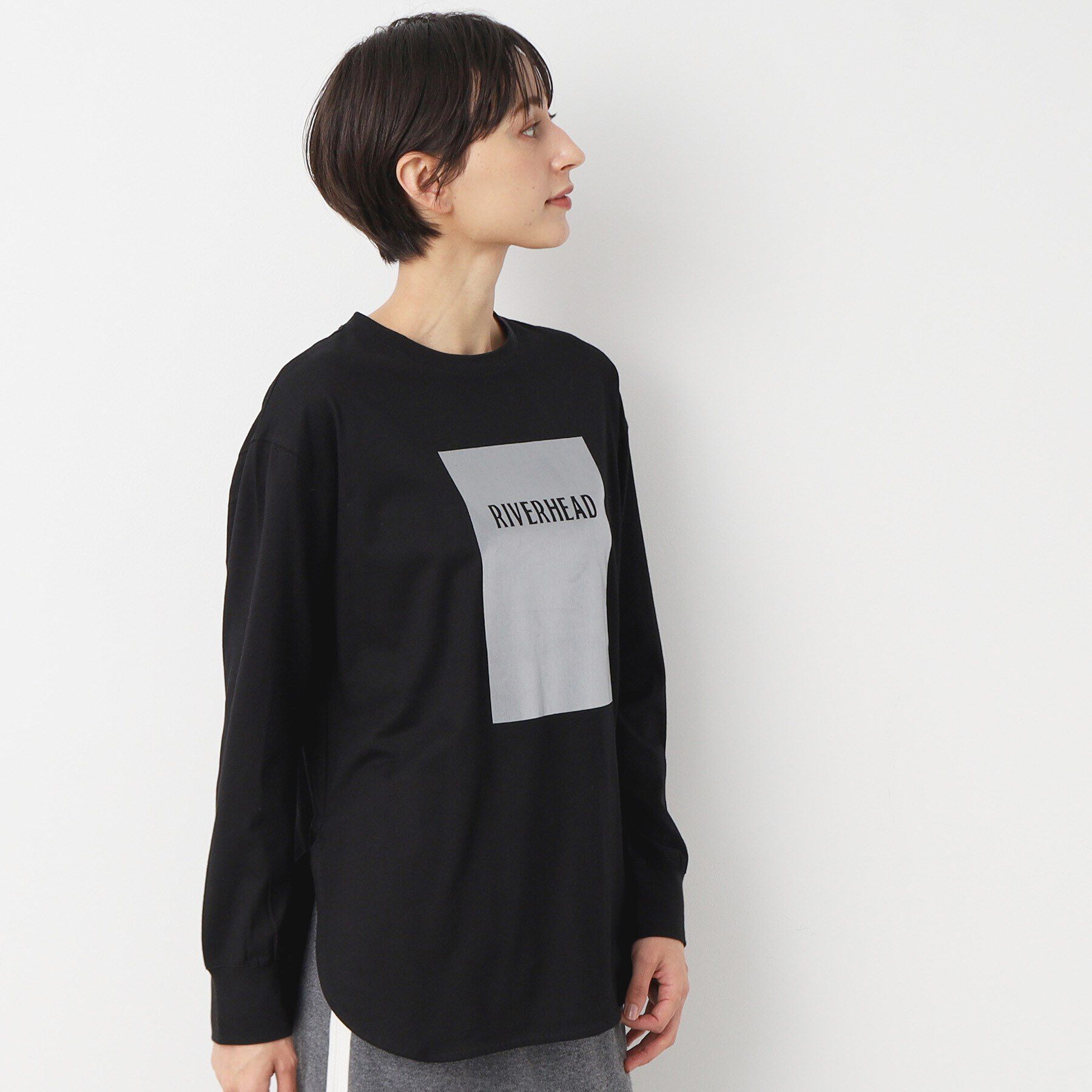 Dessin「【洗える】シルバープリントロンT」|Tシャツ・カットソー|