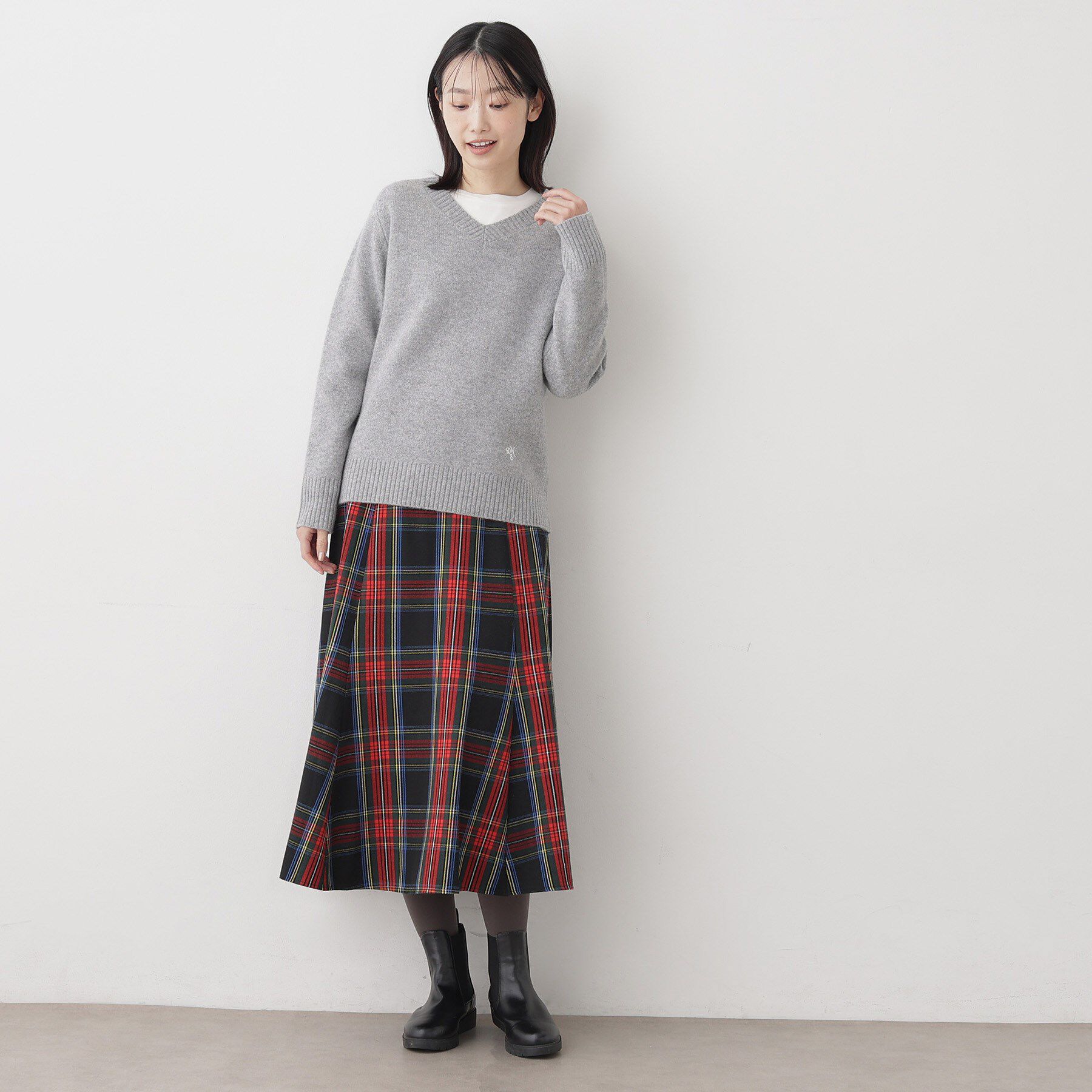 Dessin「ウールカシミヤVネック」|ニット・セーター|