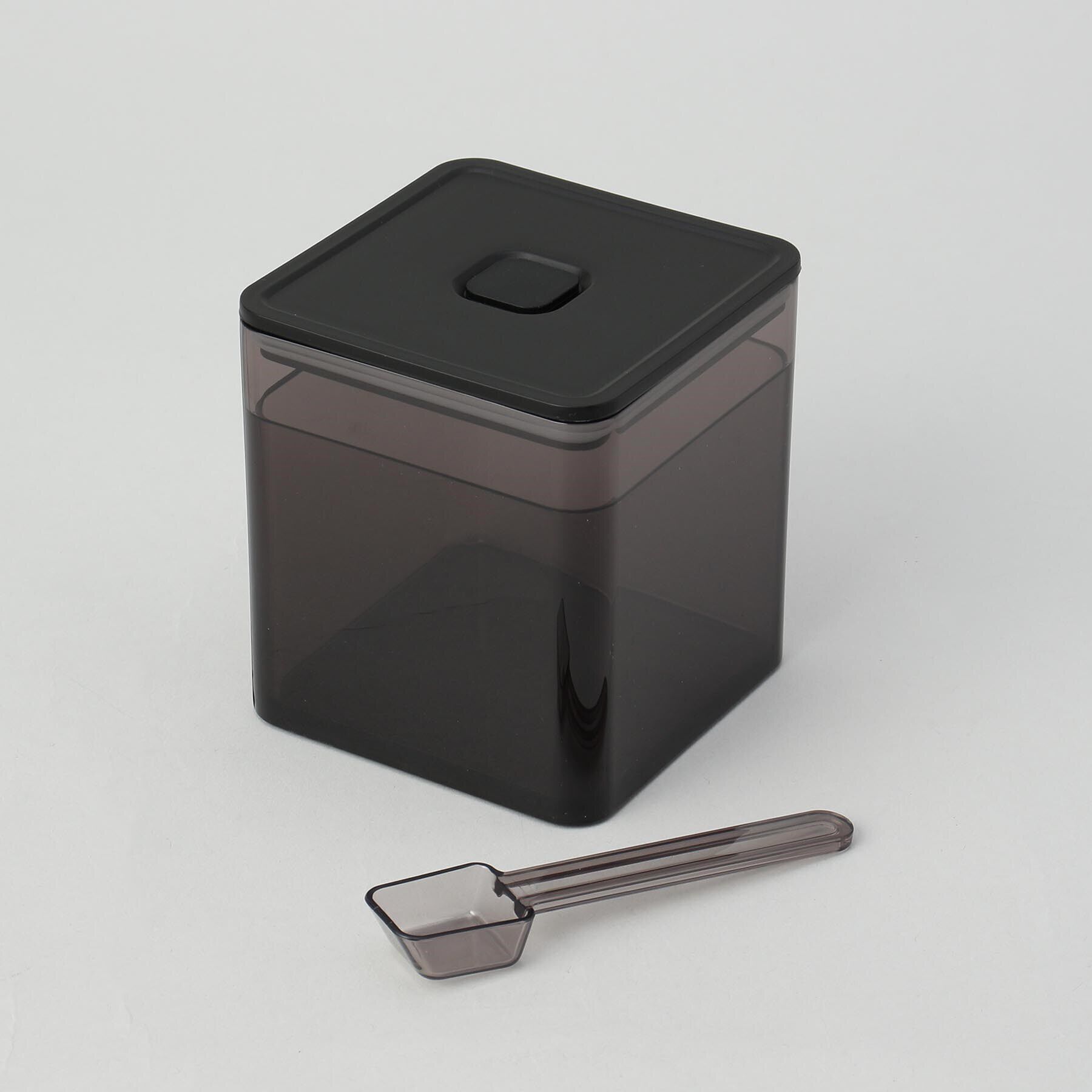 212 KITCHEN STORE「スプーン付き バルブ付き密閉保存容器  BK 山崎実業 ＜tower タワー＞」|食器・キッチングッズ|その他