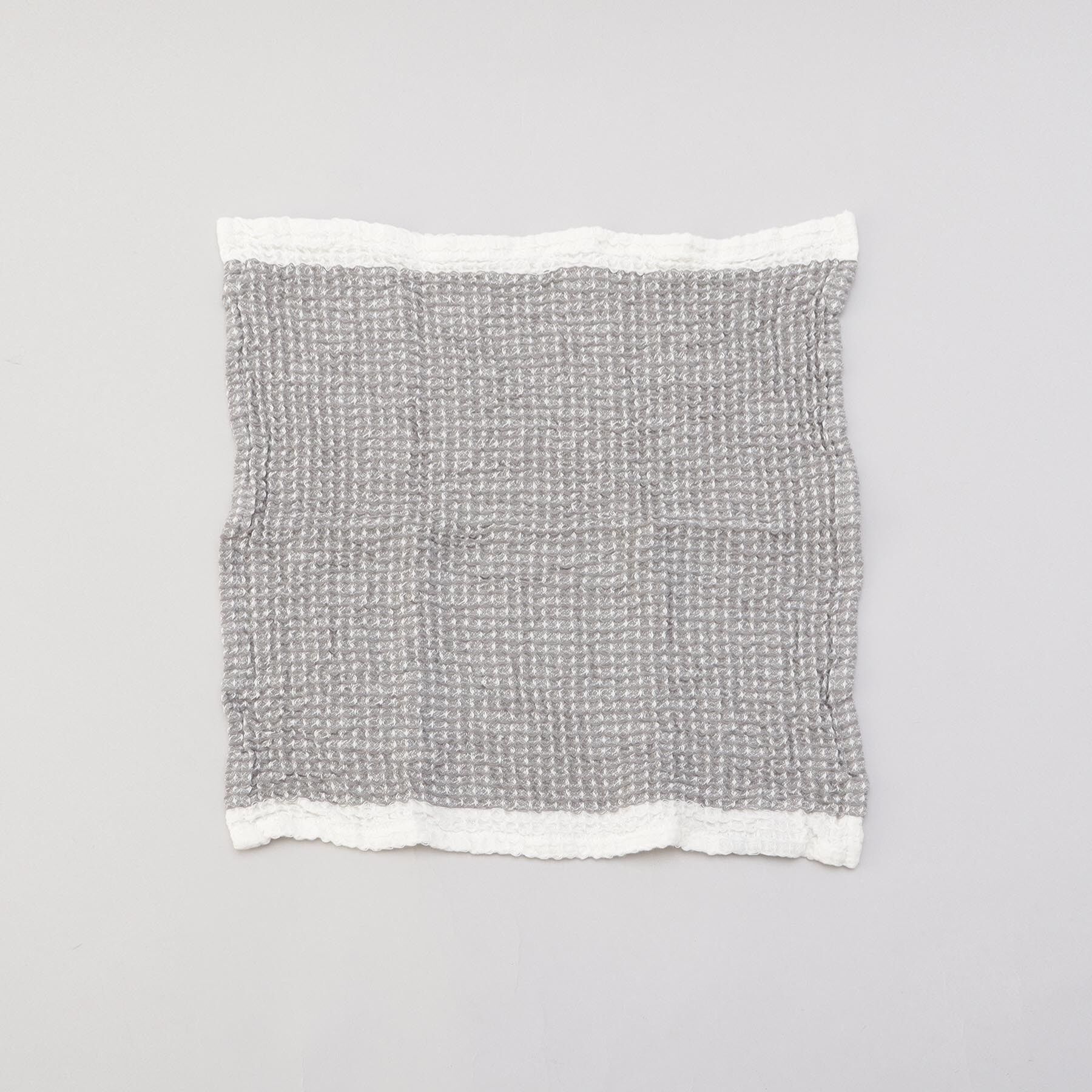 212 KITCHEN STORE「ワッフルカラーラインキッチンクロス GY」|食器・キッチングッズ|その他