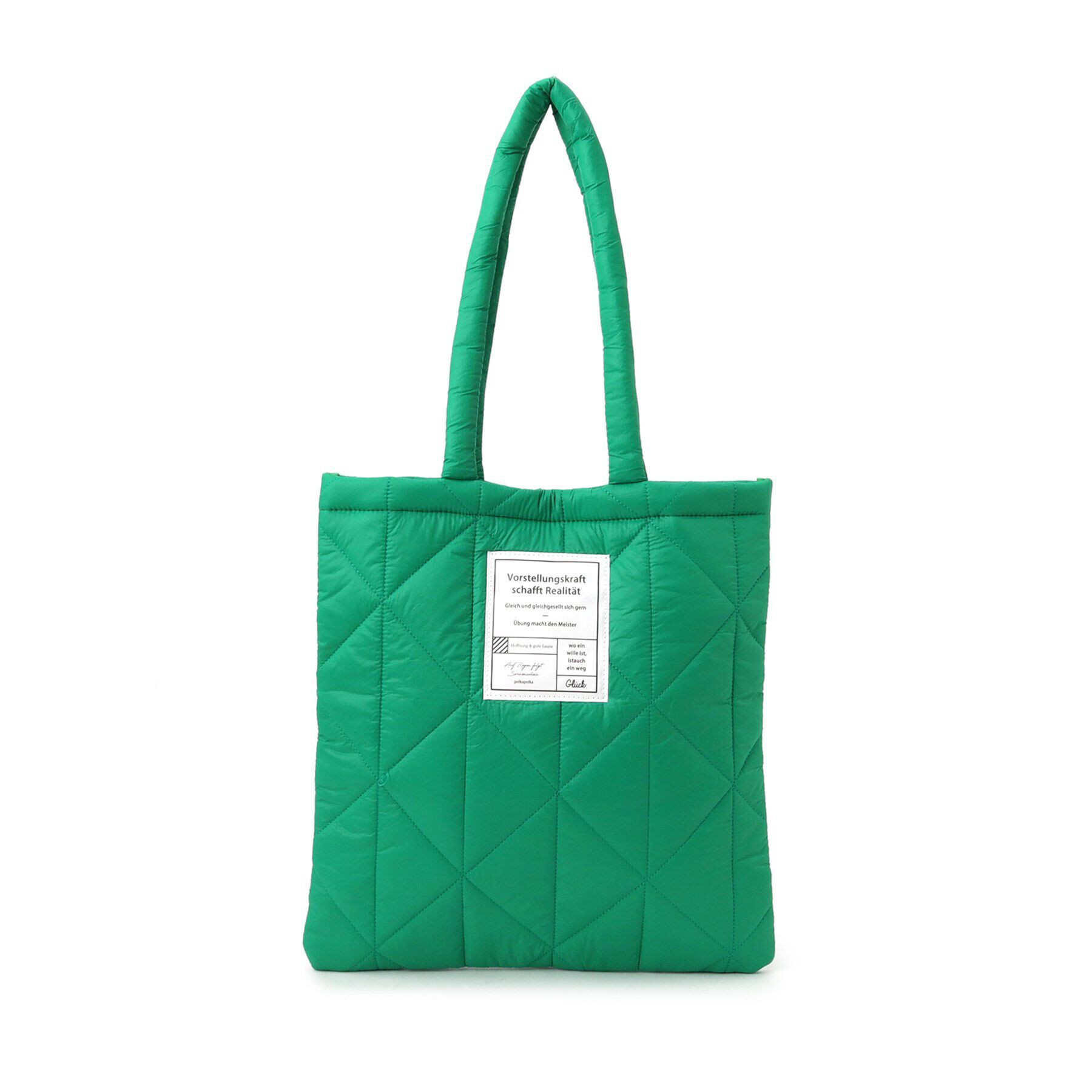 Ober Tashe「パデットキルトトート」|トートバッグ|ｸﾞﾘｰﾝ(022)