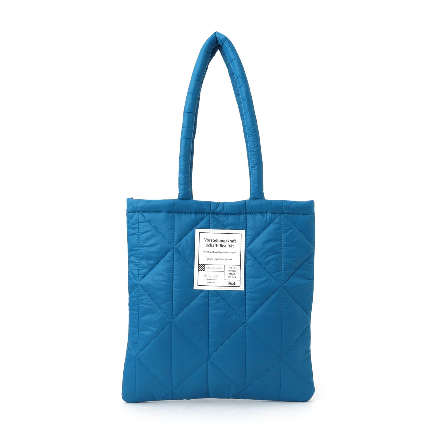 Ober Tashe「パデットキルトトート」|トートバッグ|ﾌﾞﾙｰ(092)