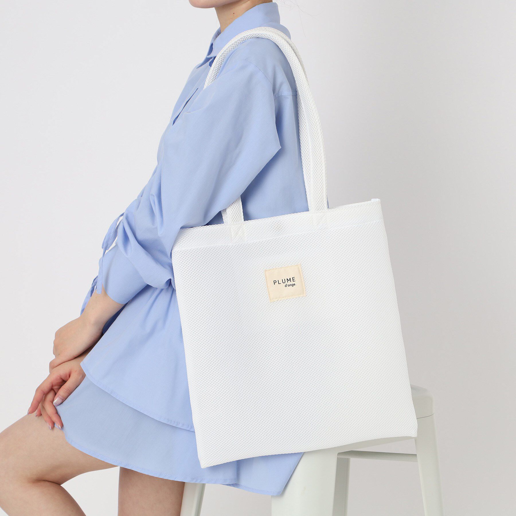 Ober Tashe「メッシュスクエアトート」|トートバッグ|