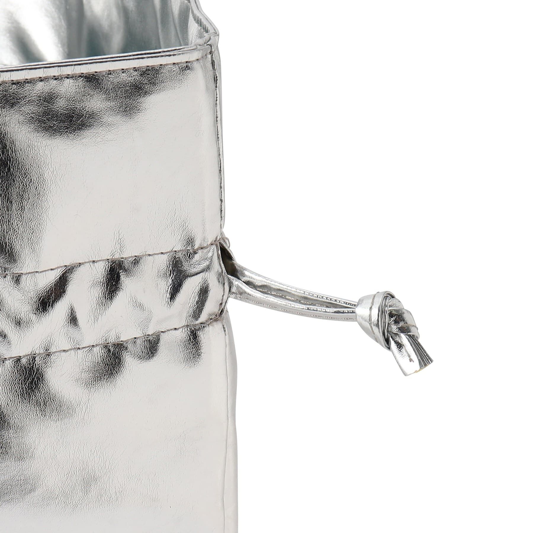 Ober Tashe「メタリック巾着トートバッグ」|トートバッグ|