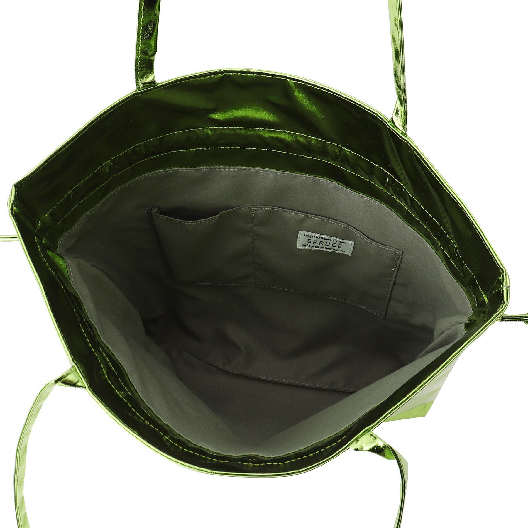 Ober Tashe「メタリック巾着トートバッグ」|トートバッグ|