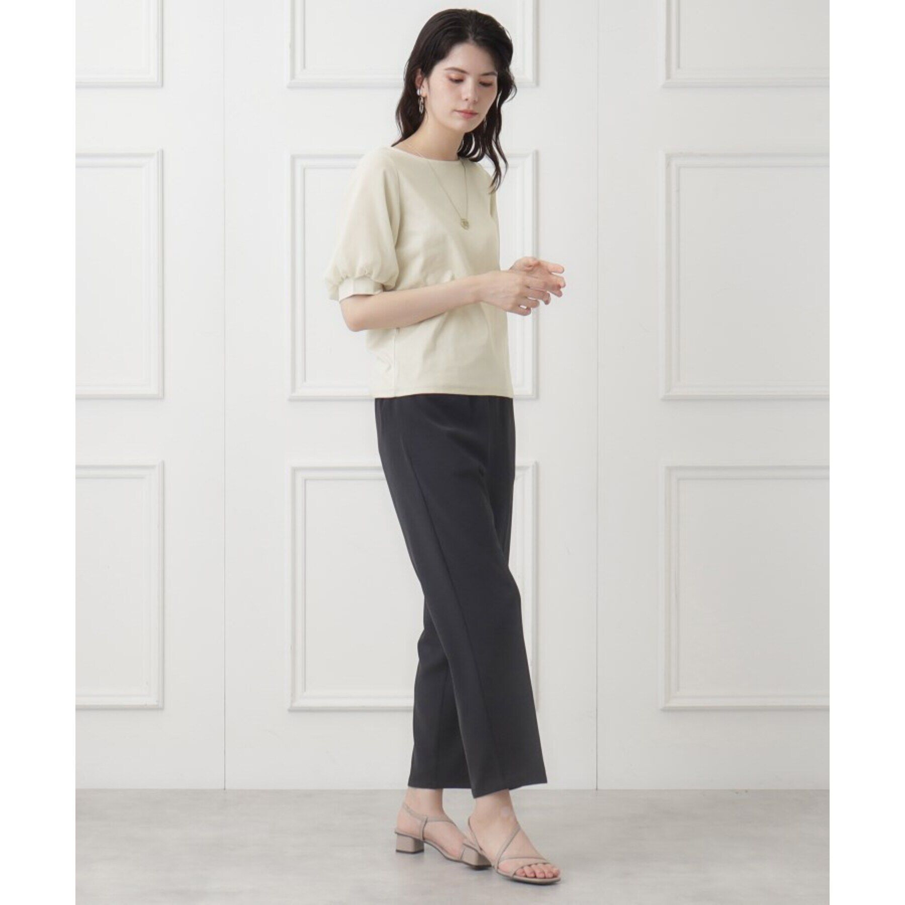 SunaUna「【美脚／センタープレス】テーパードパンツ」|その他|