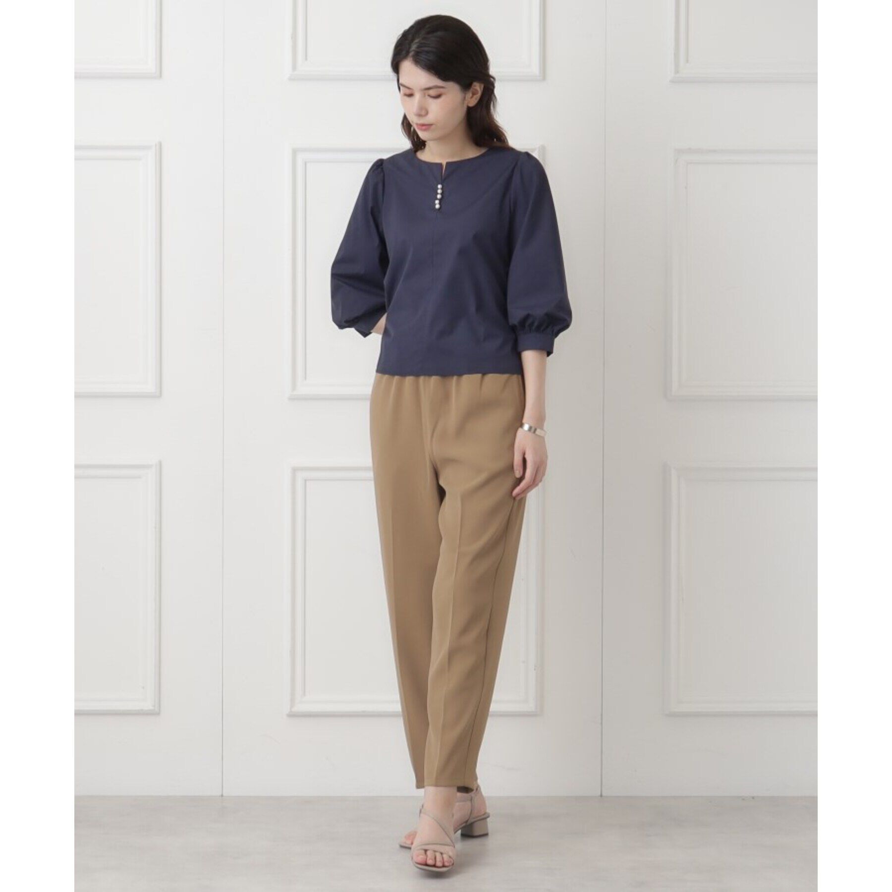 SunaUna「【美脚／センタープレス】テーパードパンツ」|その他|