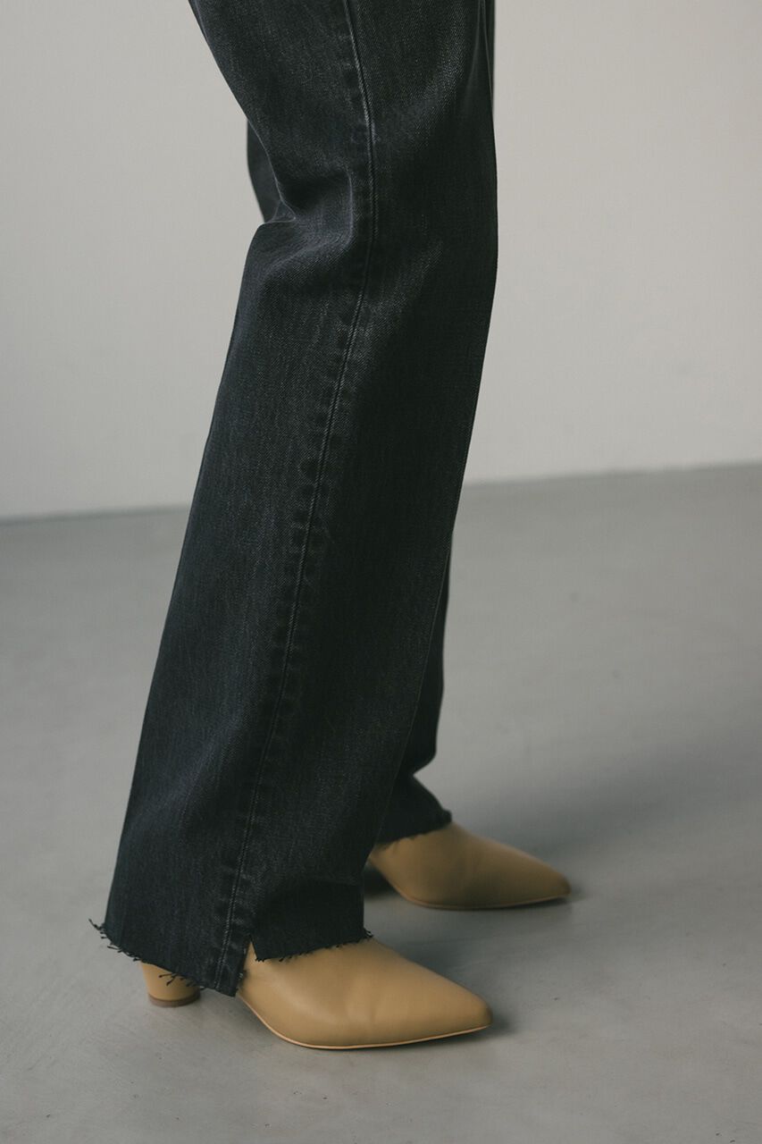 STYLEMIXER「カットオフセンタープレスデニム」|デニム|