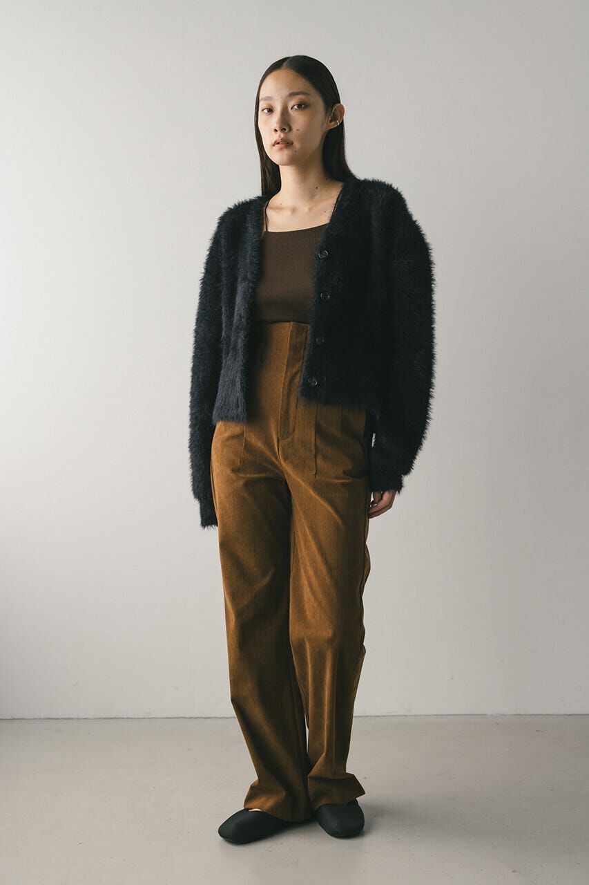 STYLEMIXER「ダブルクロスシャギーニットカーデ」|カーディガン|