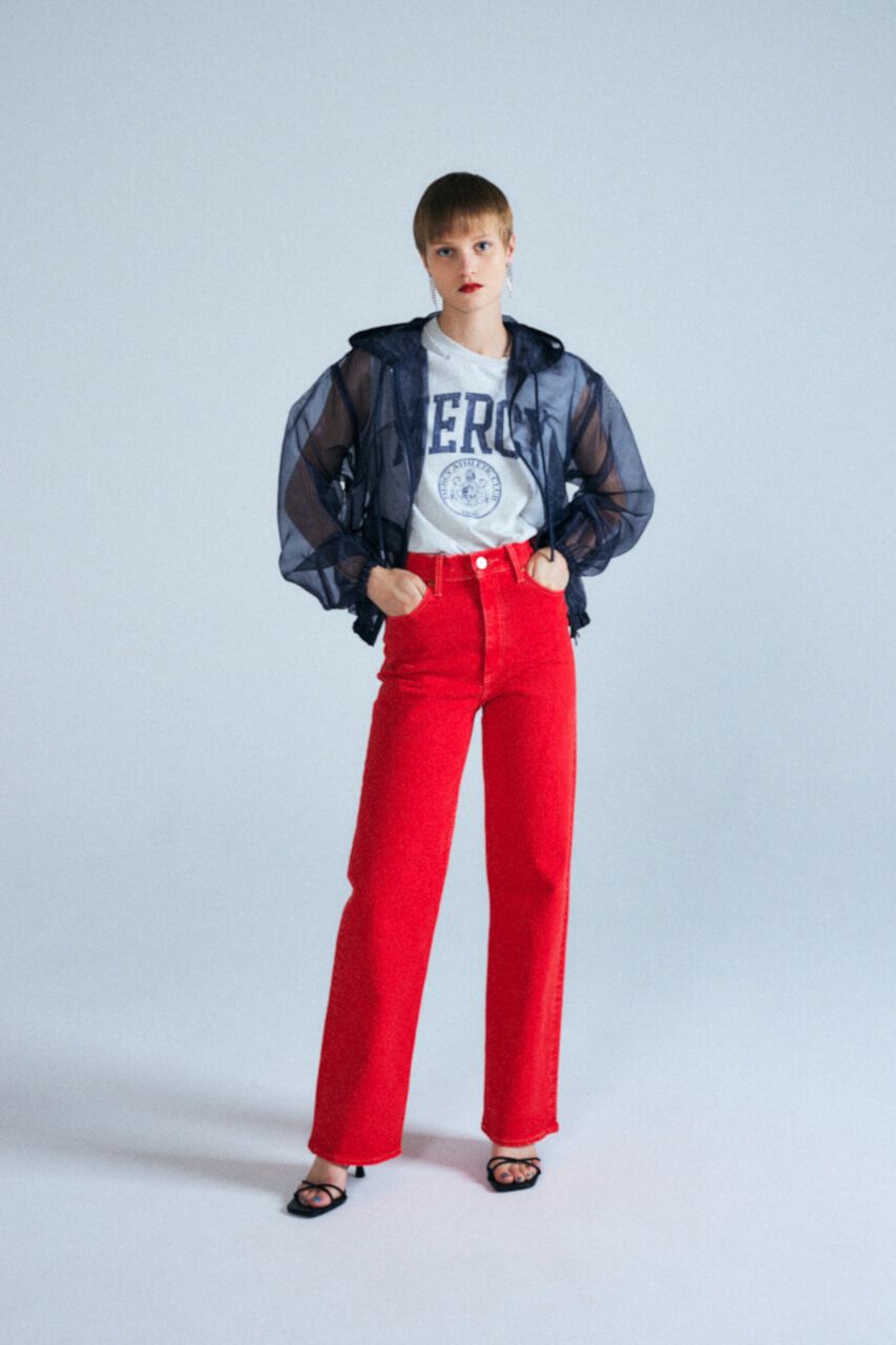 MOUSSY「PLAIN COLOR LOOSE STRAIGHT」|デニム|