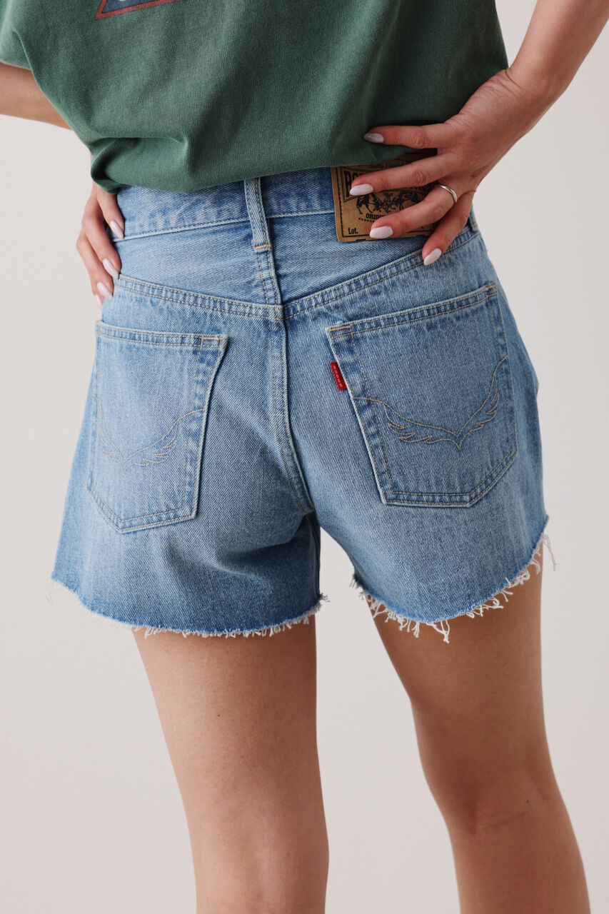 RODEO CROWNS「V／L デニムショートパンツ」|デニム|