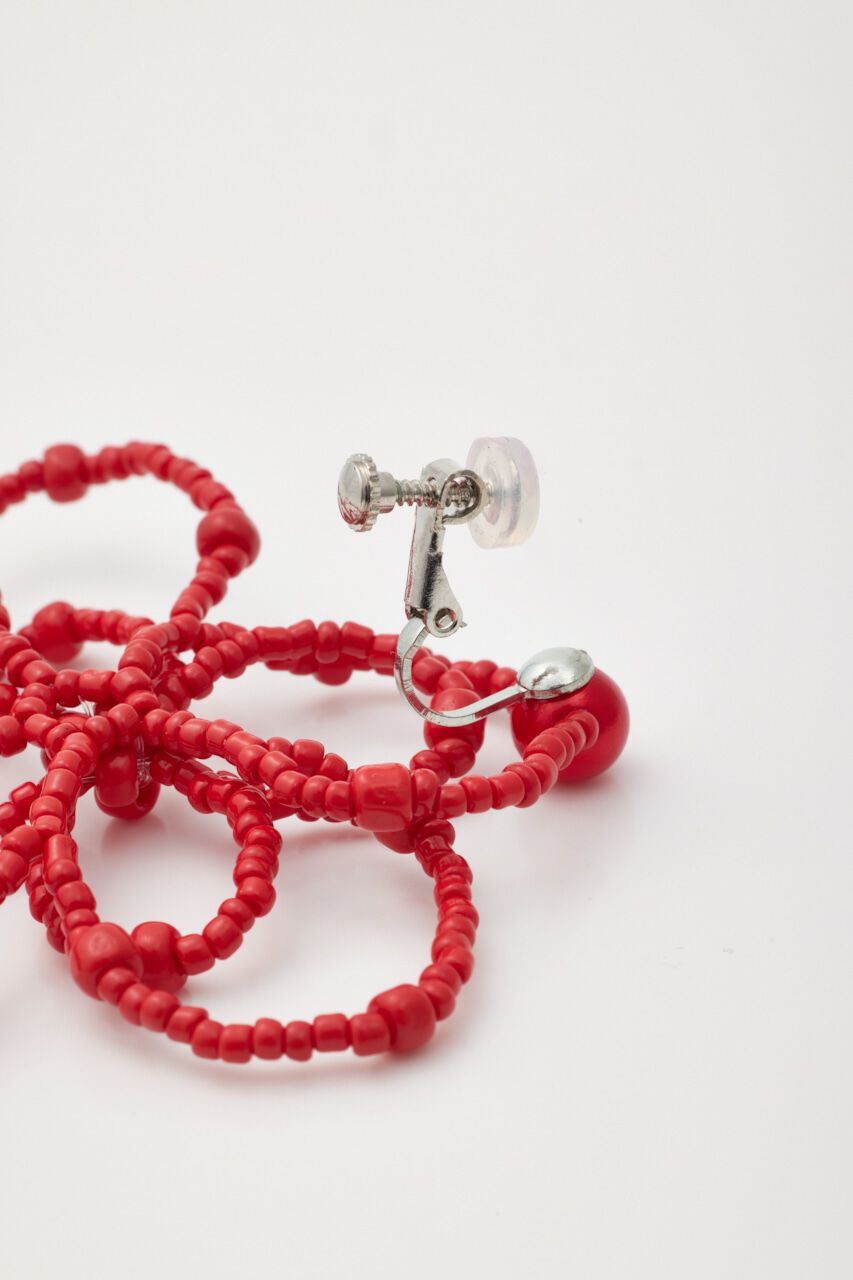 RODEO CROWNS「フラワービーズイヤリング」|ピアス|