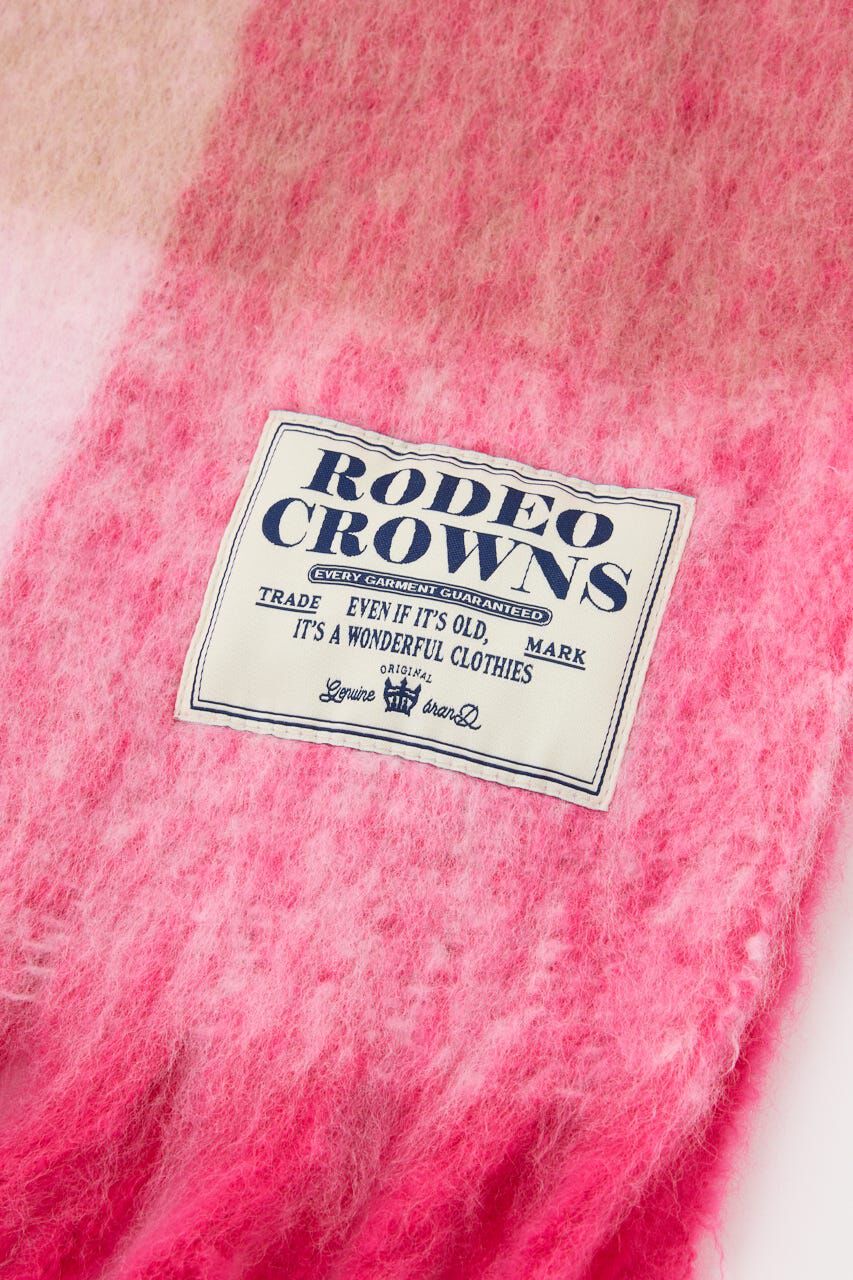 RODEO CROWNS「チェックガラ ボリュームマフラー」|その他|