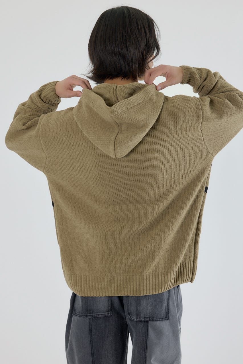 RODEO CROWNS「サインロゴモールニットパーカー」|パーカー|