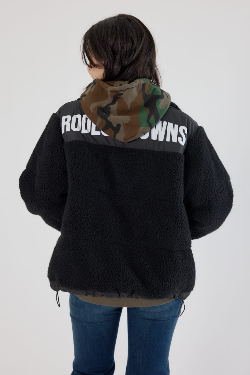 RODEO CROWNS「切り替えボアロゴジャケット」|その他|