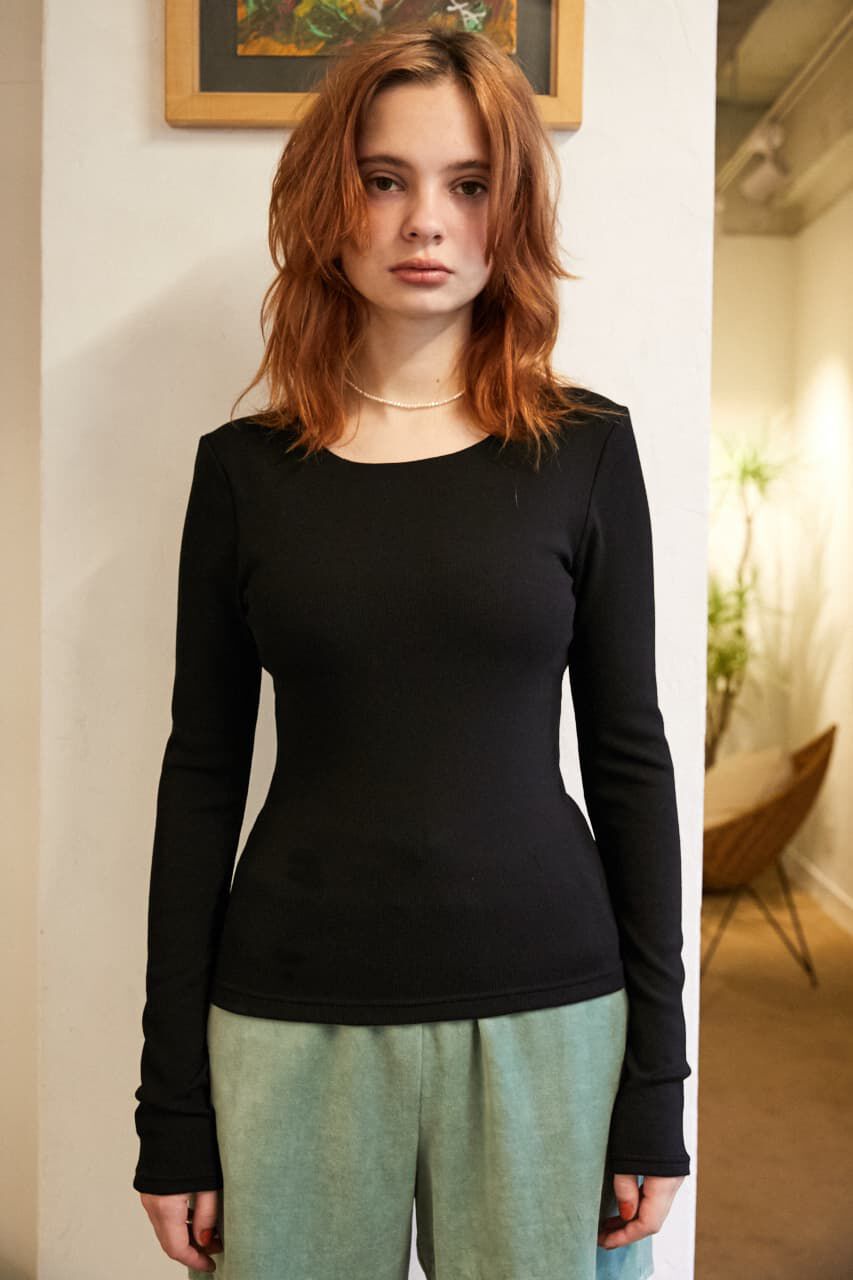 SLY「 BACK OPEN Tシャツ」|Tシャツ・カットソー|