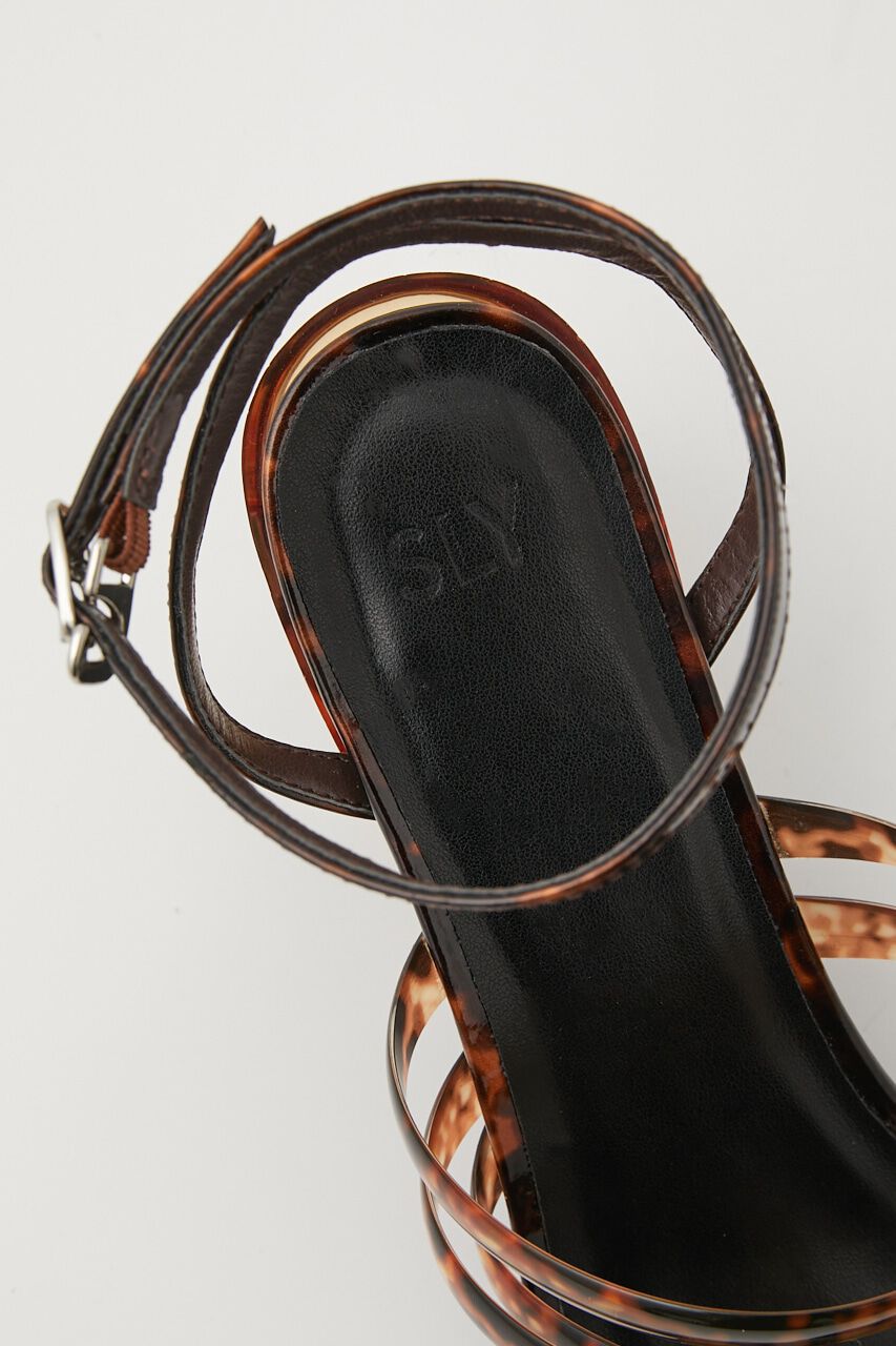 SLY「CLEAR TUBE サンダル」|サンダル|