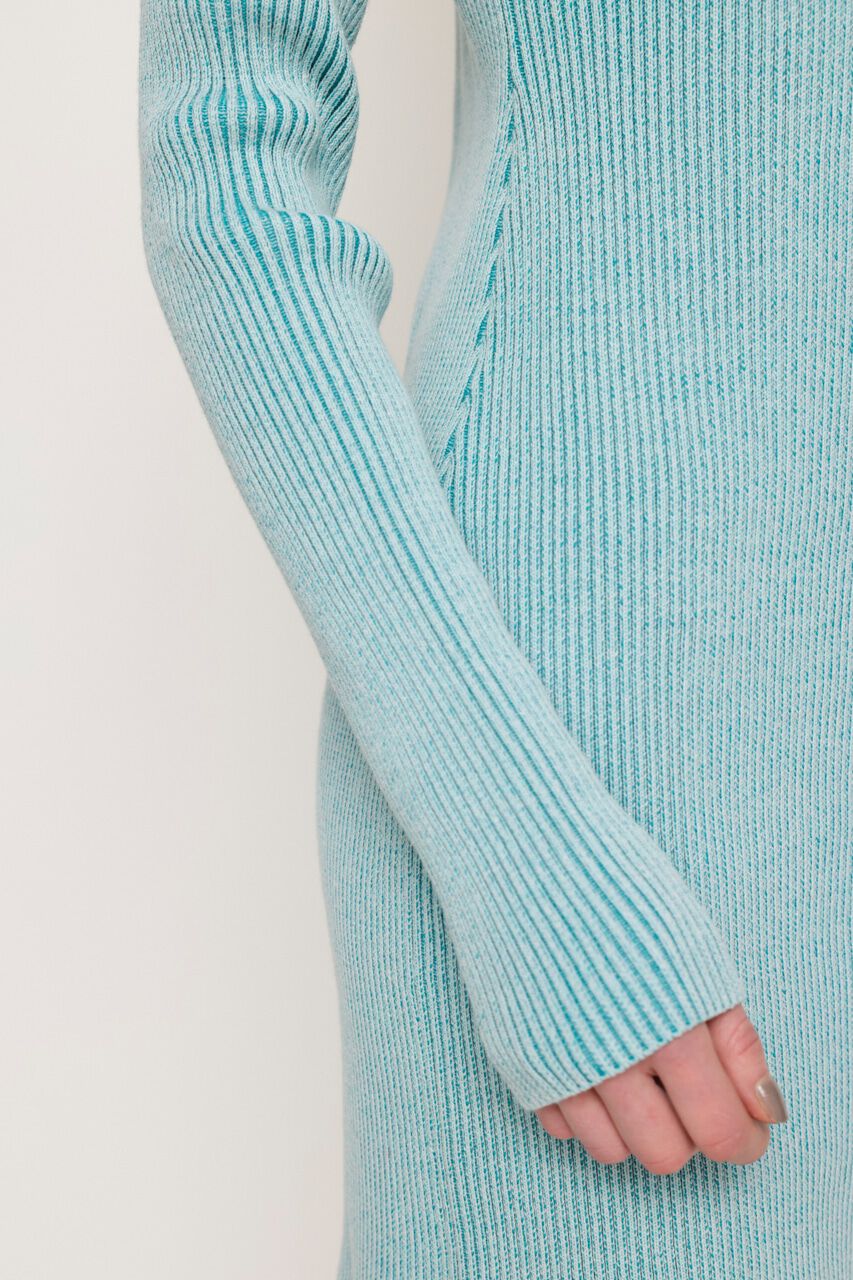 SLY「BI-COLOR RIB ショートワンピース」|ワンピース|