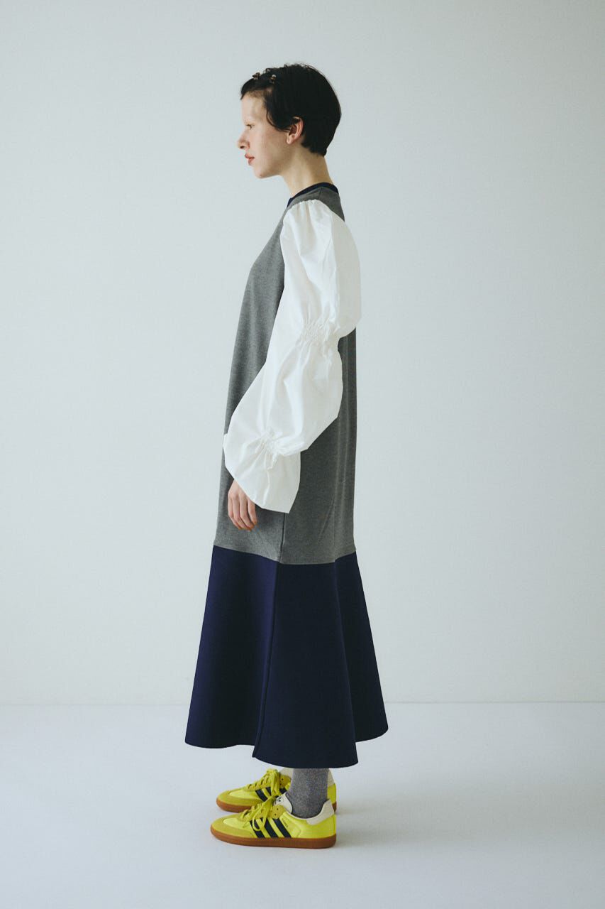 HeRIN.CYE「Shirring balloon sleeves dress」|ワンピース|