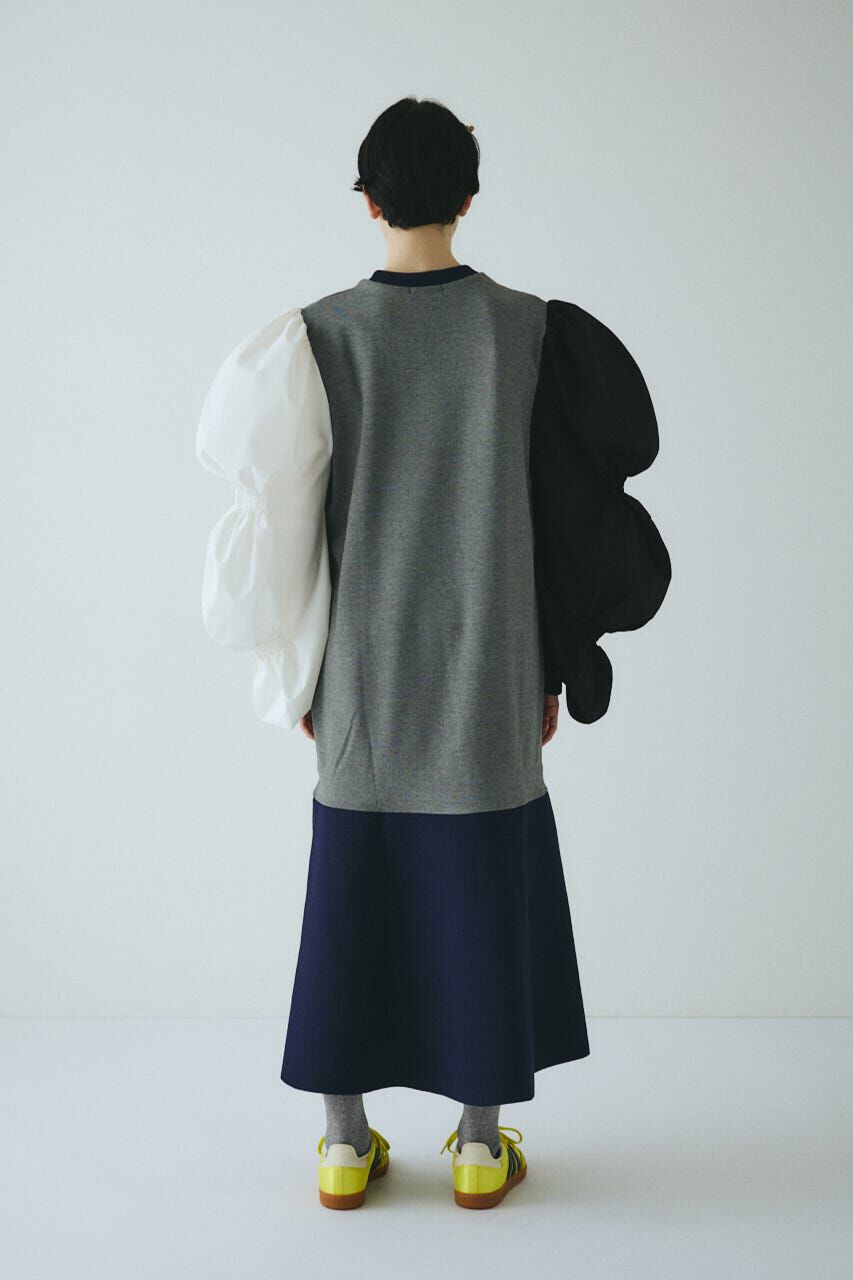 HeRIN.CYE「Shirring balloon sleeves dress」|ワンピース|