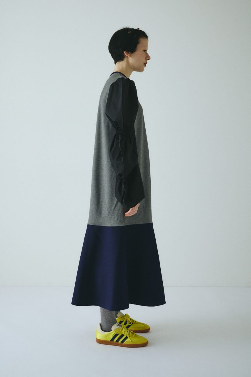 HeRIN.CYE「Shirring balloon sleeves dress」|ワンピース|