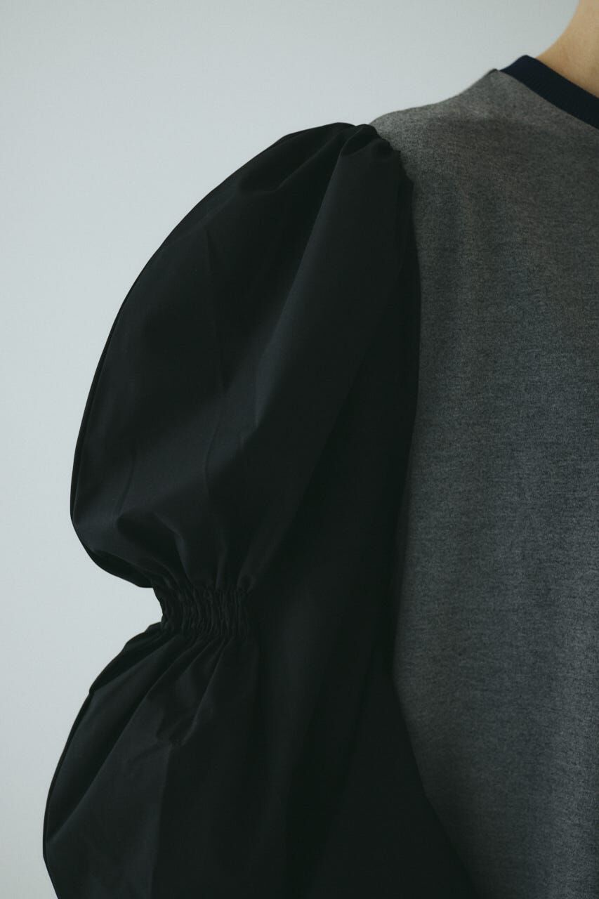 HeRIN.CYE「Shirring balloon sleeves dress」|ワンピース|