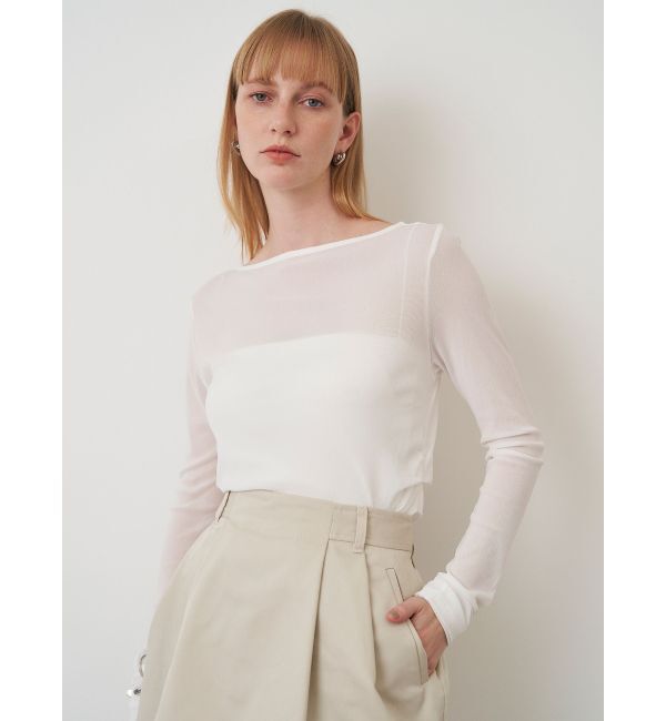 ELENDEEK「SIDE GATHER SKIN CS」|Tシャツ・カットソー|