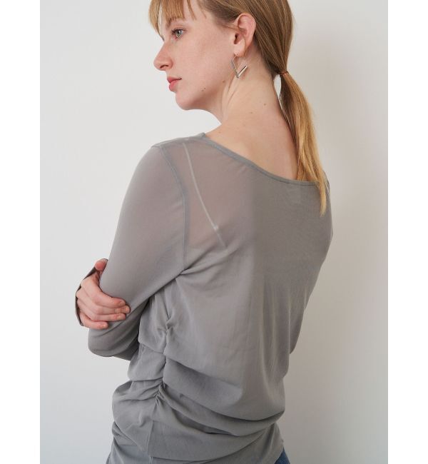 ELENDEEK「SIDE GATHER SKIN CS」|Tシャツ・カットソー|