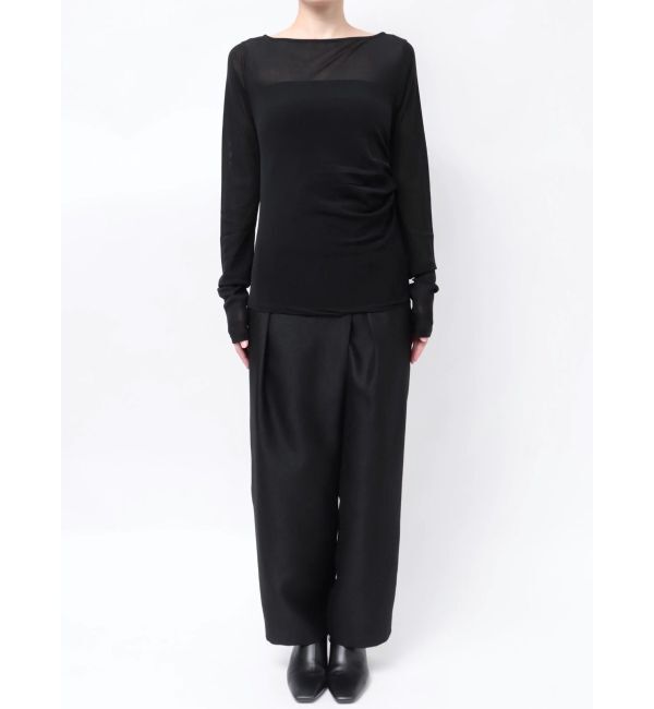 ELENDEEK「SIDE GATHER SKIN CS」|Tシャツ・カットソー|