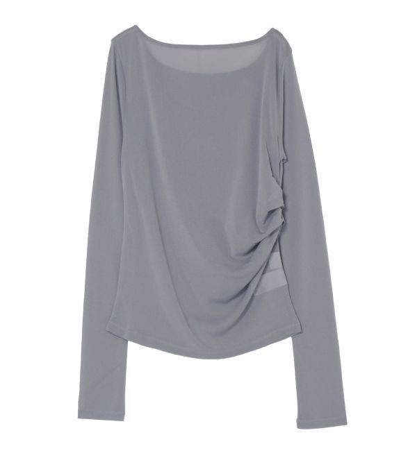 ELENDEEK「SIDE GATHER SKIN CS」|Tシャツ・カットソー|