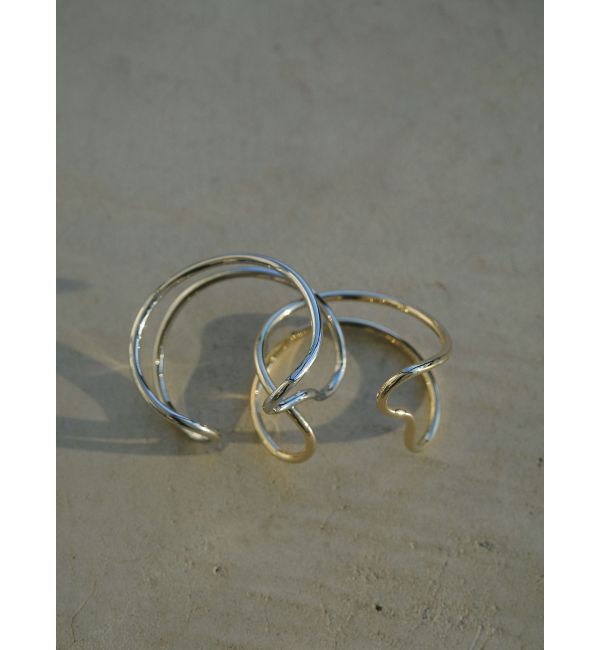 ELENDEEK「WAVE BANGLE」|ブレスレット・バングル|ゴールド