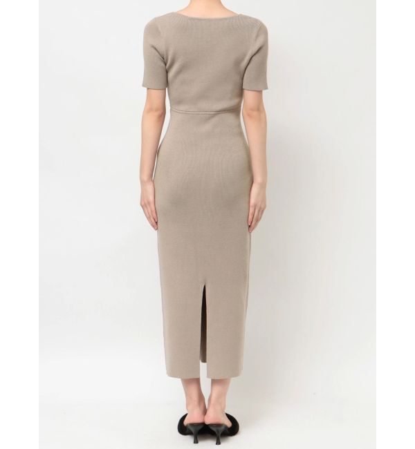 RESEXXY「ギャザーポイントタイトニットワンピース」|ワンピース|