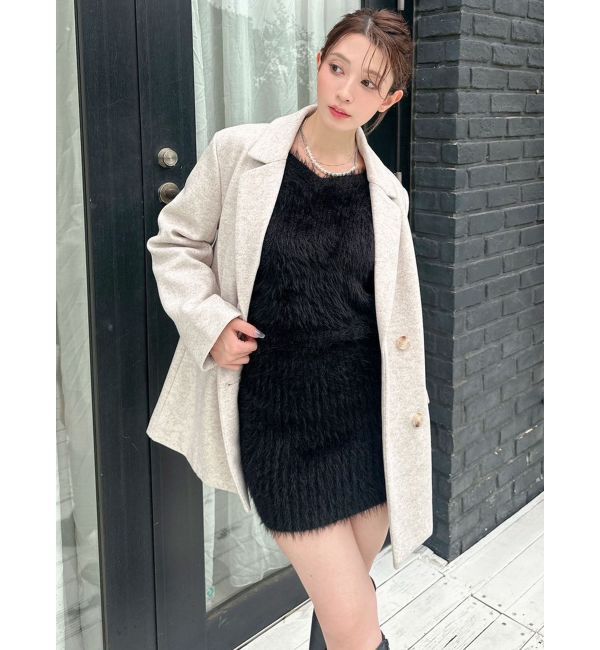 RESEXXY「シャギーミニワンピース」|ワンピース|