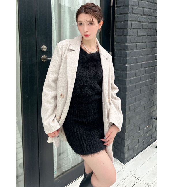 RESEXXY「シャギーミニワンピース」|ワンピース|