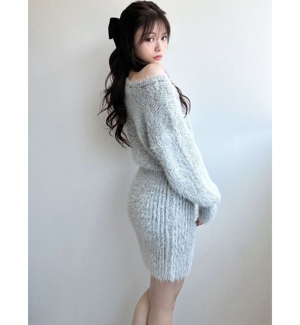 RESEXXY「シャギーミニワンピース」|ワンピース|