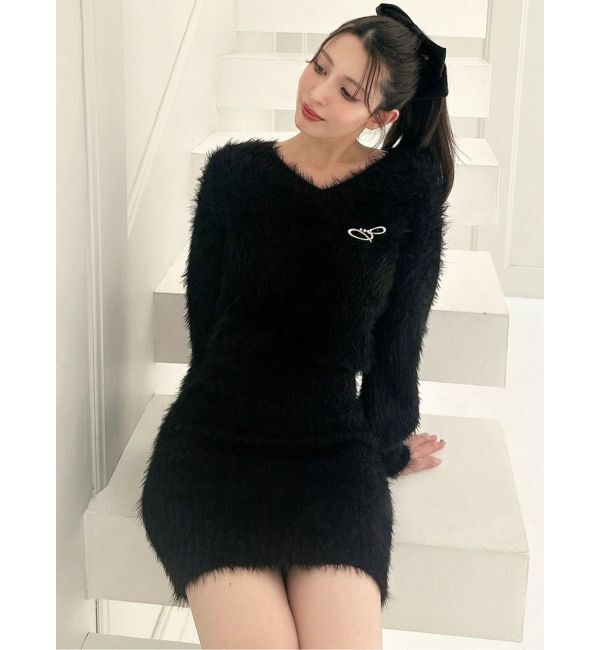 RESEXXY「シャギーミニワンピース」|ワンピース|