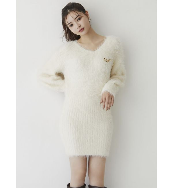 RESEXXY「シャギーミニワンピース」|ワンピース|